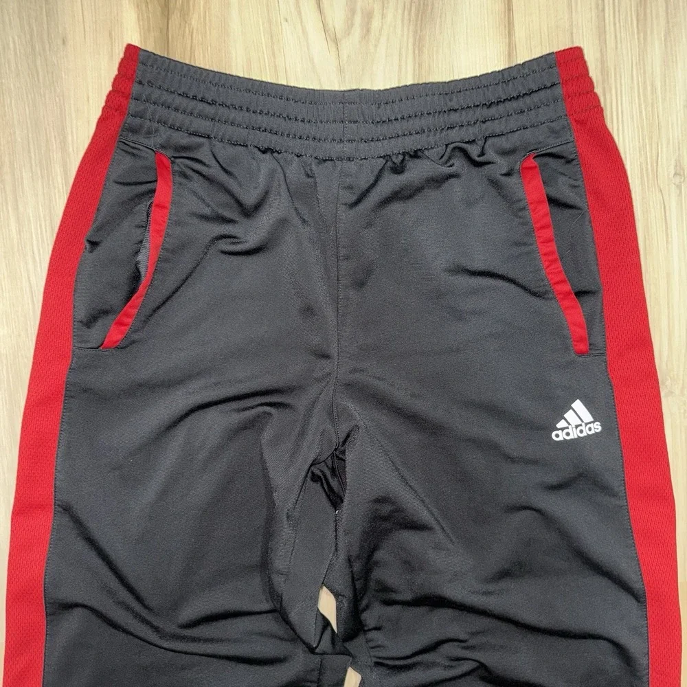 Adidas Vintage Y2K Track Pants Mens XL Black Three Stripe Joggers Activewear